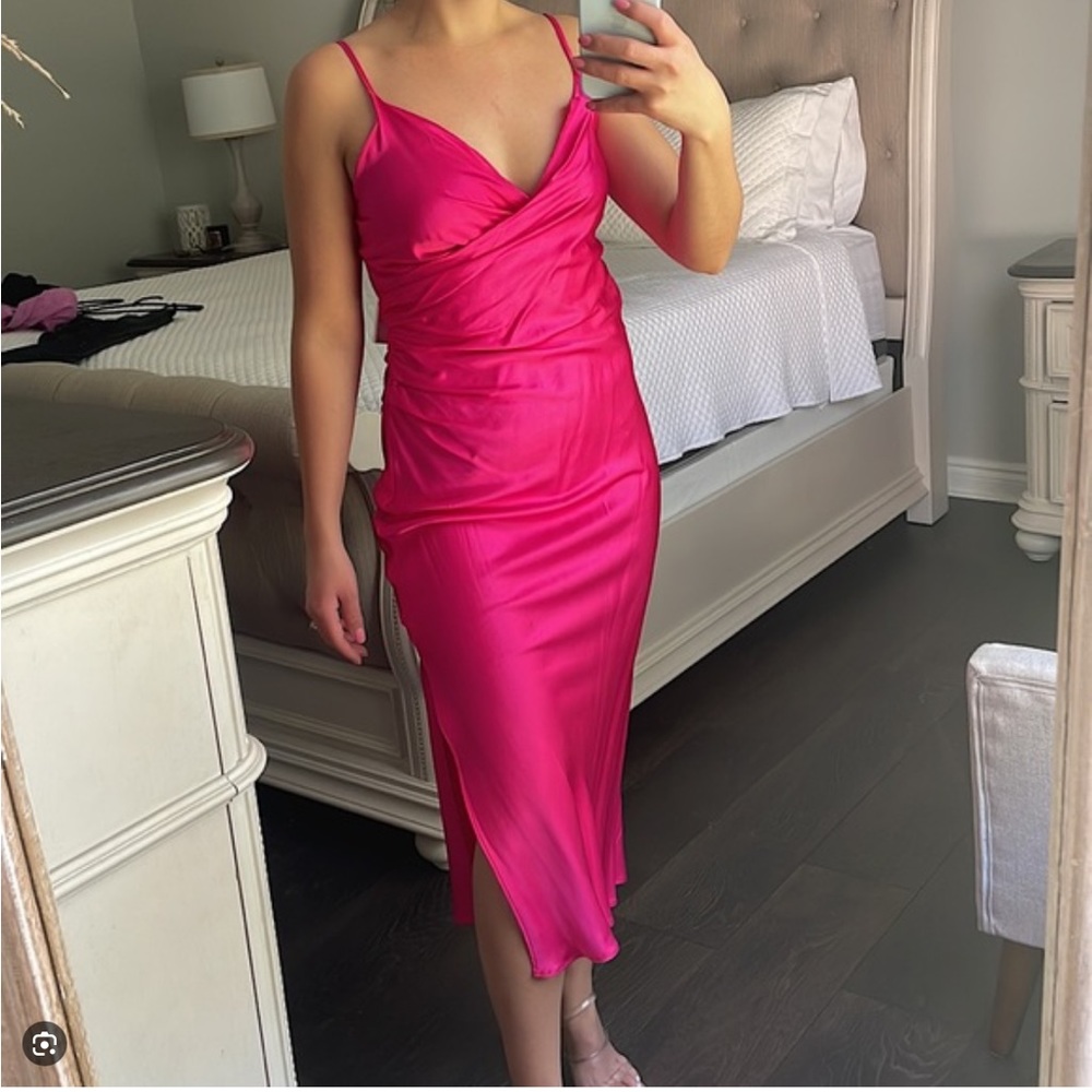 Zara NWT Draped Lingerie Style Dress